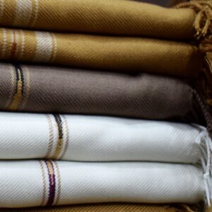 Traditional Men Salampori Shawl 100% Woolen Handmade Handwoven