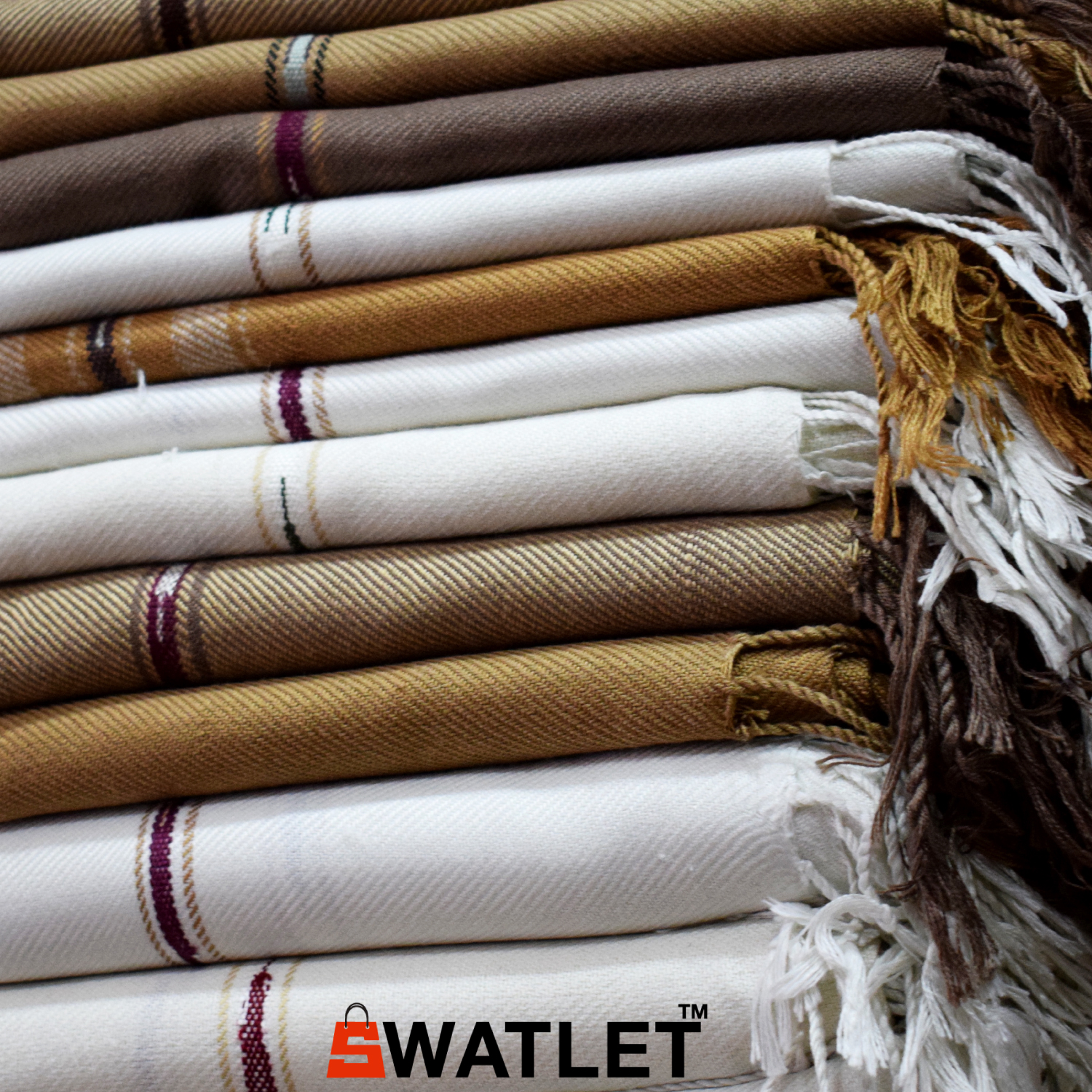 Traditional Men Salampori Shawl 100% Woolen Handmade Handwoven - Image 6